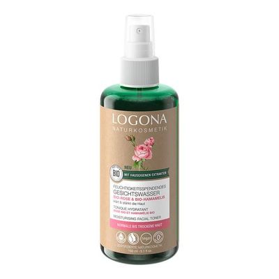 Logona Moisture Feuchtigkeitsspendendes Gesichtswasser Bio-Rose & Bio-Hamamelis