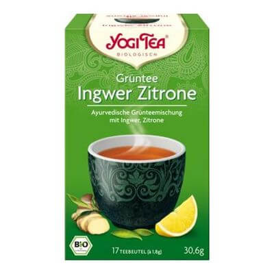 YOGI TEA Grüntee Ingwer Zitrone Bio
