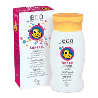 ECO COSMETICS BABY/KINDER Bio Badezusatz Granatapfel/Sanddorn