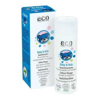 ECO COSMETICS BABY/KINDER Bio Gesichtscreme Granatapfel/Sanddorn