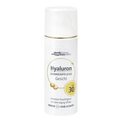 Medipharma Cosmetics HYALURON Sonnenpflege Gesicht LSF 30