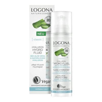 Logona CLASSIC Hyaluron Hydro Fluid Bio-Aloe Vera & Hyaluron