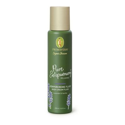 Primavera PURE ENTSPANNUNG Körpercreme Fluid